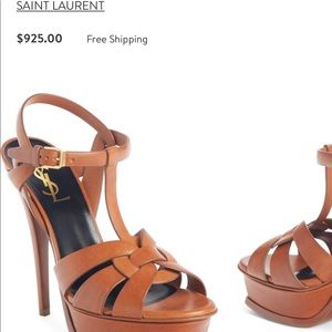 YSL PLATFORM SANDALS